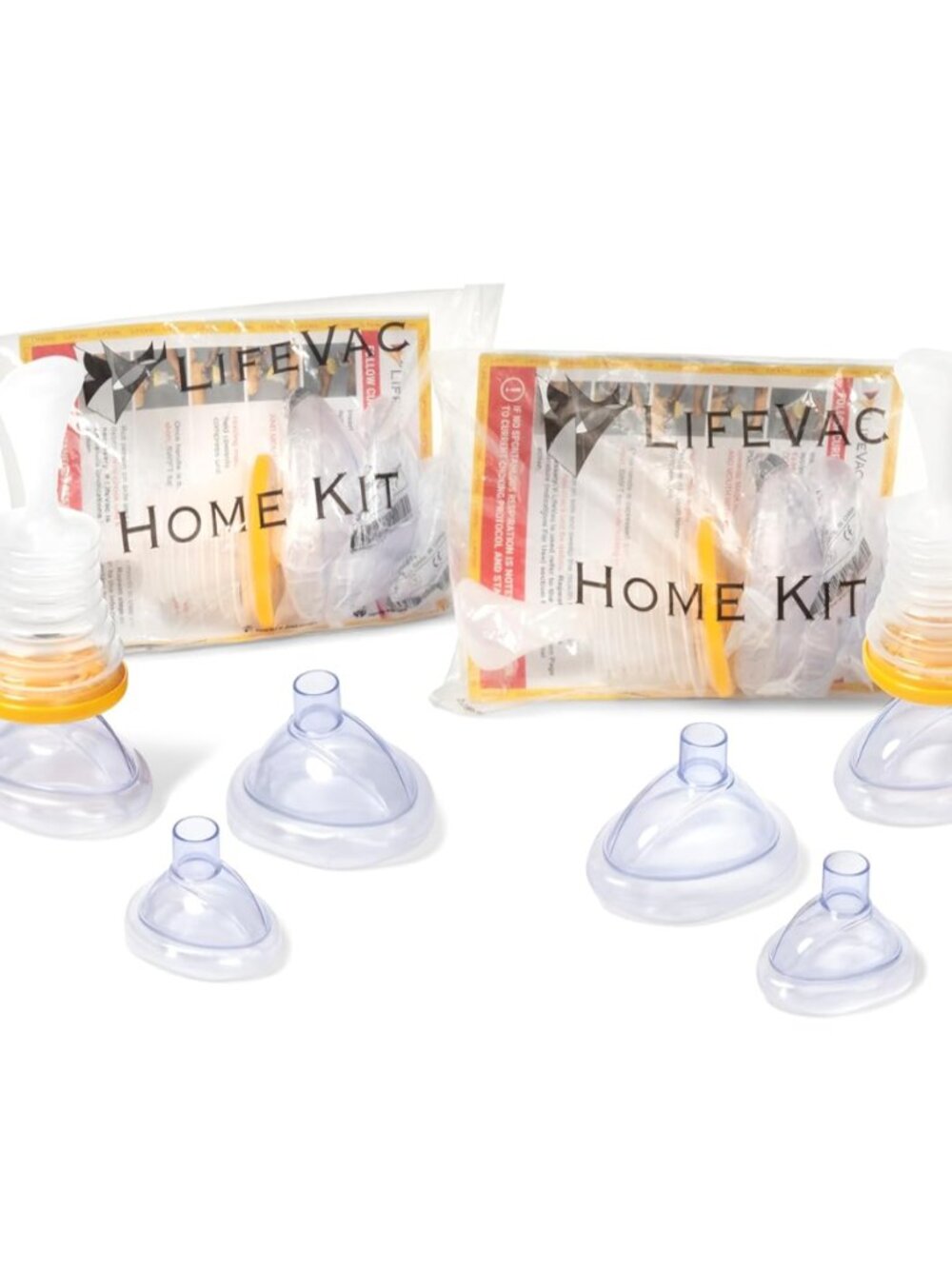 LifeVac Home Kit 2 Pack - Portable Suction Rescue Device, First Aid Kit